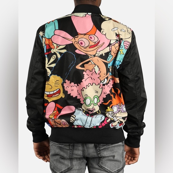 MENS MEMBERS ONLY NICKELODEON BOMBER JACKET Women - Picture 14 of 16